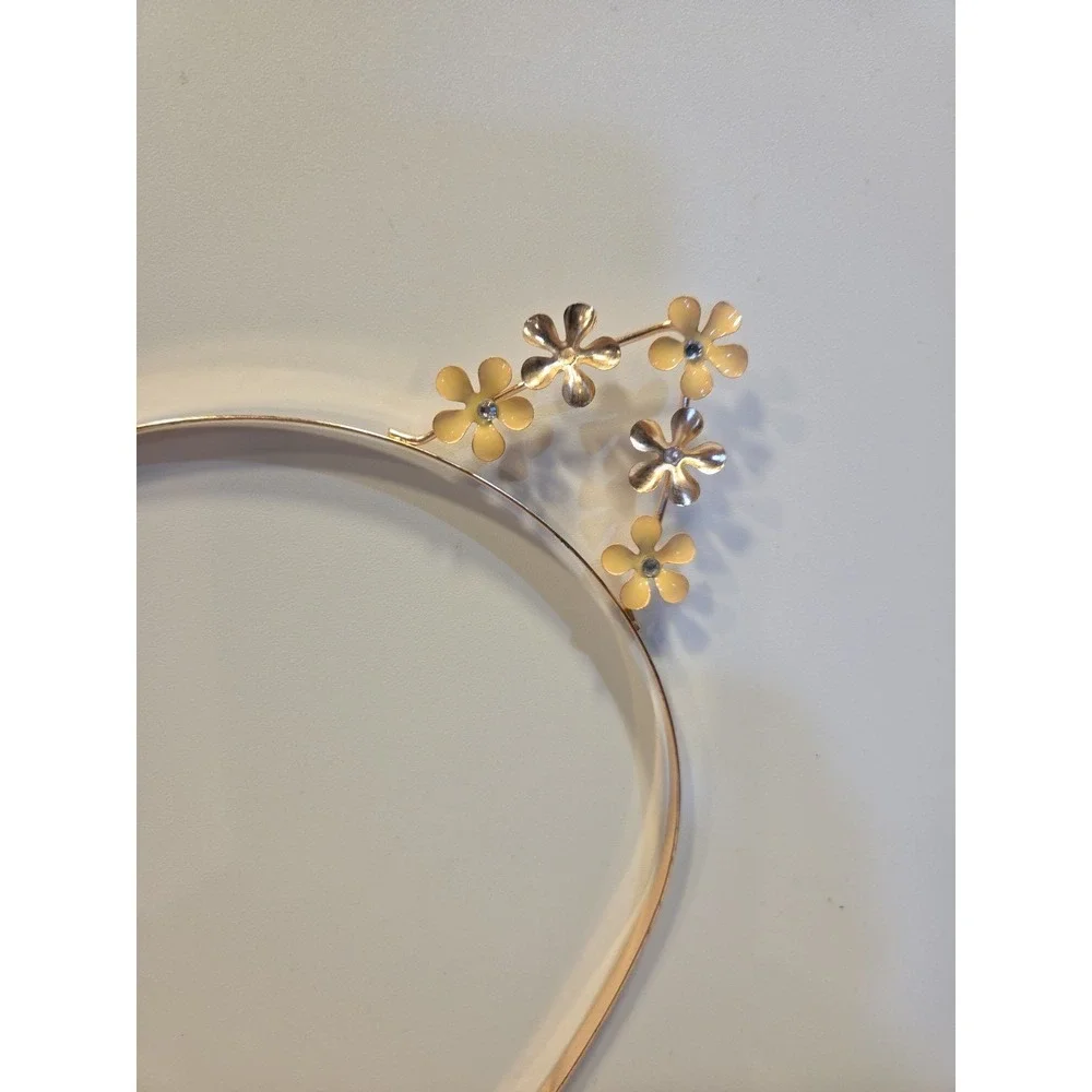 Natasha Women's‎ Gold Cat Ears Pearl Headband